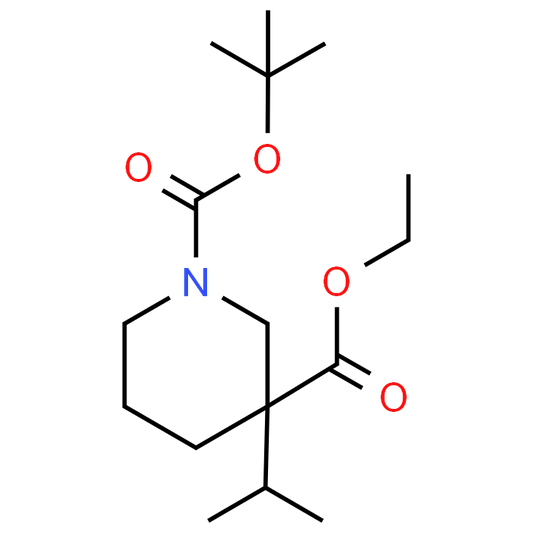 1-(tert-Butyl) 3-ethyl 3-isopropylpiperidine-1,3-dicarboxylate
