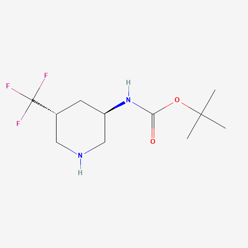 tert-Butyl ((3R,5R)-5-(trifluoromethyl)piperidin-3-yl)carbamate