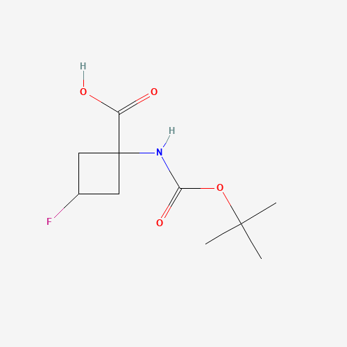 1-((tert-Butoxycarbonyl)amino)-3-fluorocyclobutanecarboxylic acid