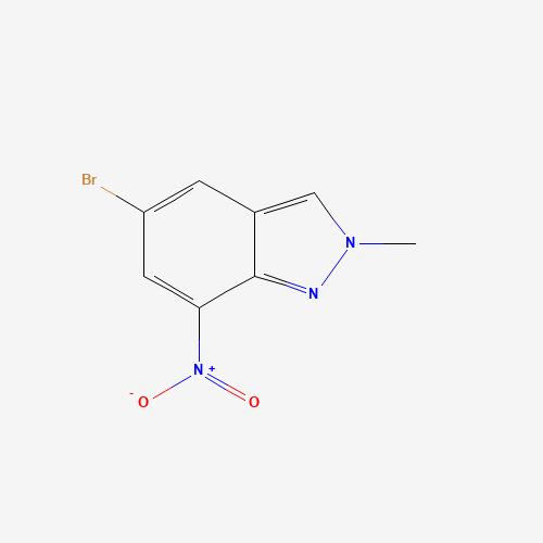 5-Bromo-2-methyl-7-nitro-2H-indazole
