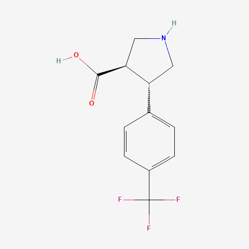 trans-4-(4-(Trifluoromethyl)phenyl)pyrrolidine-3-carboxylic acid