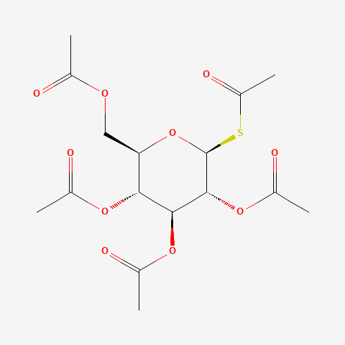 (2R,3S,4S,5R,6S)-2-(Acetoxymethyl)-1-acetyl-6-mercaptohexahydro-1l3-pyran-3,4,5-triyl triacetate