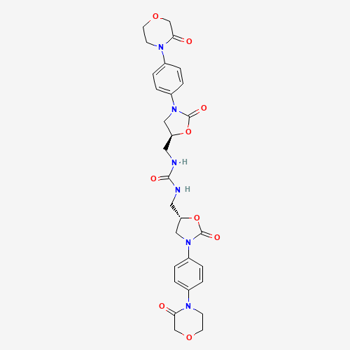 1,3-Bis(((S)-2-oxo-3-(4-(3-oxomorpholino)phenyl)oxazolidin-5-yl)methyl)urea