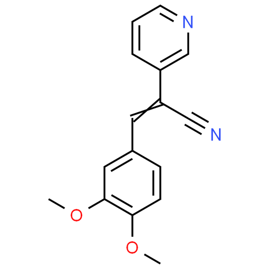 3-(3,4-Dimethoxyphenyl)-2-(pyridin-3-yl)acrylonitrile
