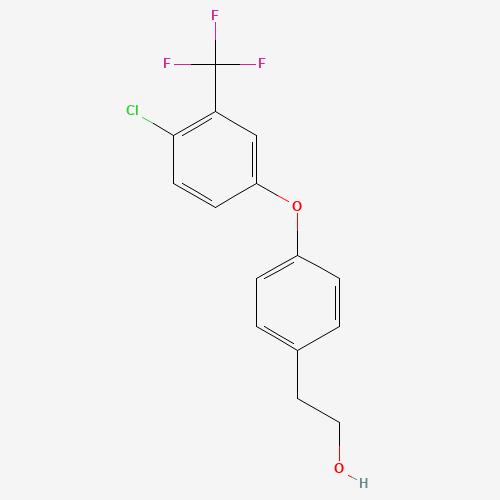 2-(4-(4-Chloro-3-(trifluoromethyl)phenoxy)phenyl)ethan-1-ol