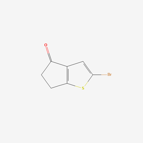 2-Bromo-5,6-dihydro-4H-cyclopenta[b]thiophen-4-one