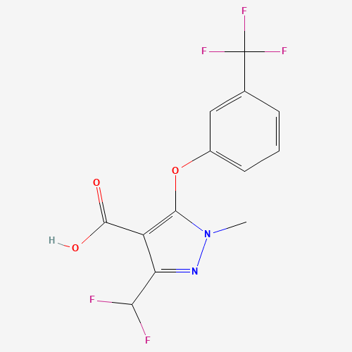 3-(Difluoromethyl)-1-methyl-5-(3-(trifluoromethyl)phenoxy)-1H-pyrazole-4-carboxylic acid