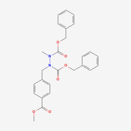 Dibenzyl 1-(4-(methoxycarbonyl)benzyl)-2-methylhydrazine-1,2-dicarboxylate