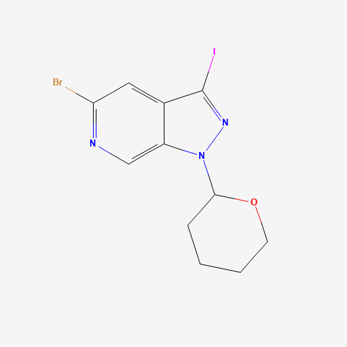 5-Bromo-3-iodo-1-(tetrahydro-2H-pyran-2-yl)-1H-pyrazolo[3,4-c]pyridine