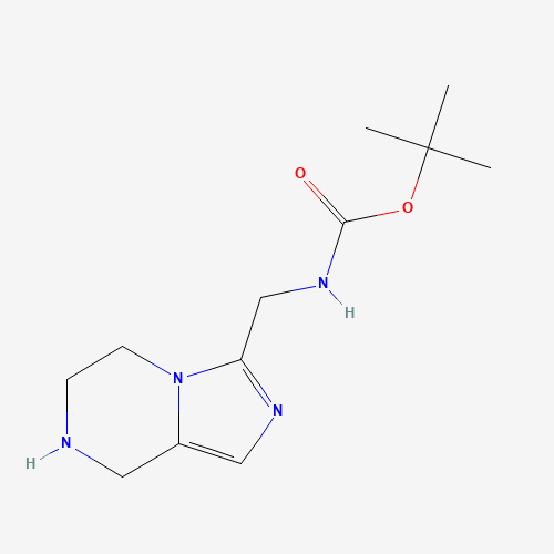 tert-Butyl ((5,6,7,8-tetrahydroimidazo[1,5-a]pyrazin-3-yl)methyl)carbamate
