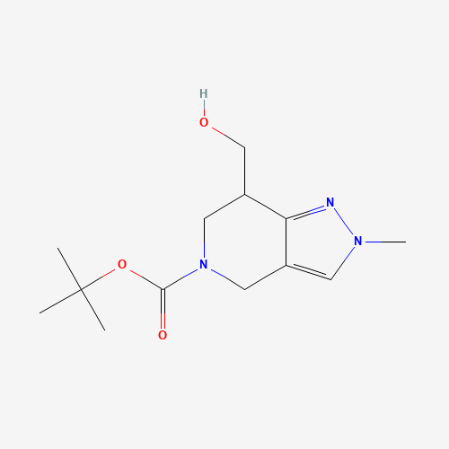 tert-Butyl 7-(hydroxymethyl)-2-methyl-6,7-dihydro-2H-pyrazolo[4,3-c]pyridine-5(4H)-carboxylate