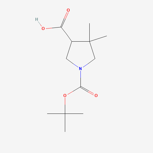 1-(tert-Butoxycarbonyl)-4,4-dimethylpyrrolidine-3-carboxylic acid