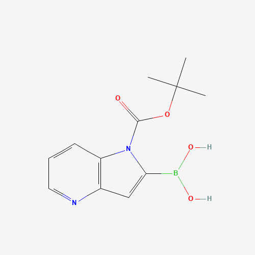 {1-[(tert-Butoxy)carbonyl]pyrrolo[3,2-b]pyridin-2-yl}boronic acid