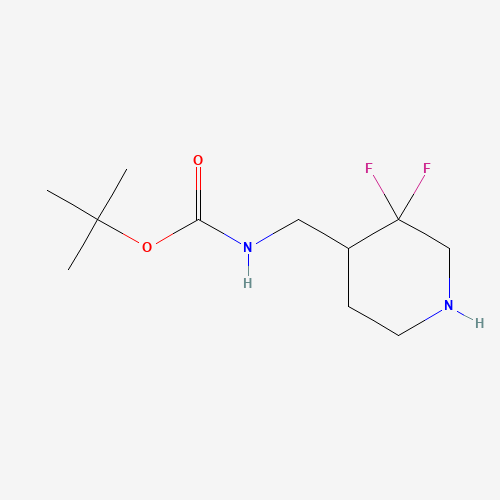 tert-Butyl N-[(3,3-difluoropiperidin-4-yl)methyl]carbamate