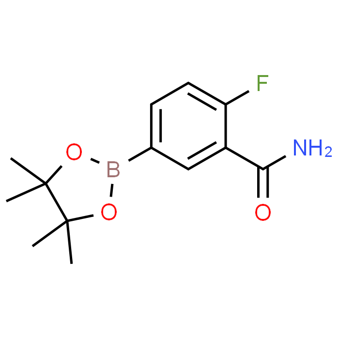 2-Fluoro-5-(tetramethyl-1,3,2-dioxaborolan-2-yl)benzamide