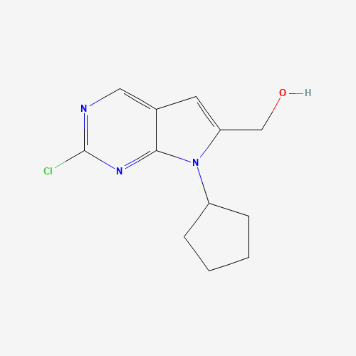 (2-Chloro-7-cyclopentyl-7H-pyrrolo[2,3-d]pyrimidin-6-yl)methanol