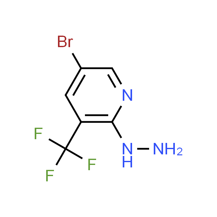 1-(5-bromo-3-(trifluoromethyl)pyridin-2-yl)hydrazine