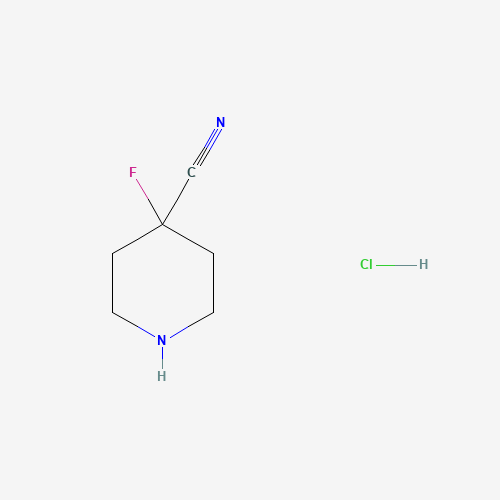 4-Fluoropiperidine-4-carbonitrile hydrochloride