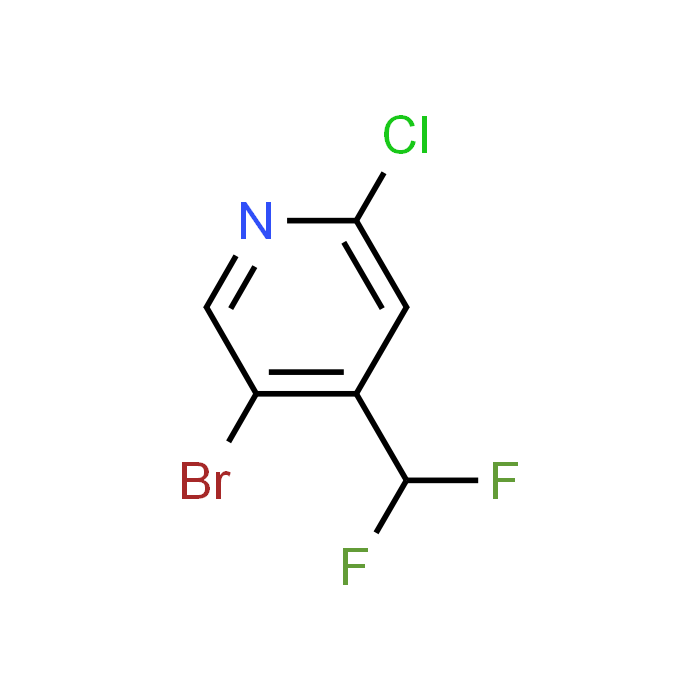 5-Bromo-2-chloro-4-(difluoromethyl)pyridine