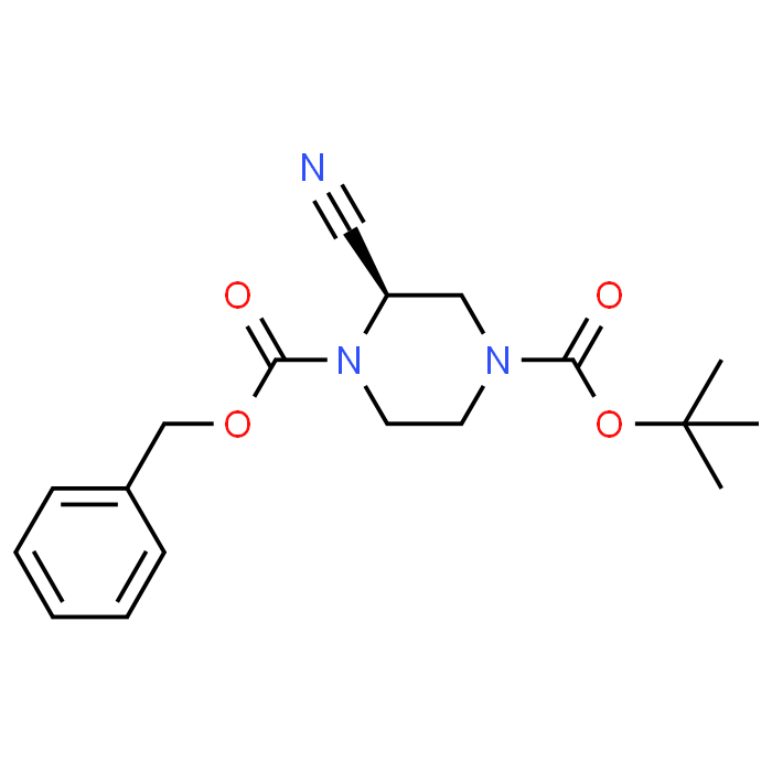 (R)-1-Benzyl 4-tert-butyl 2-cyanopiperazine-1,4-dicarboxylate