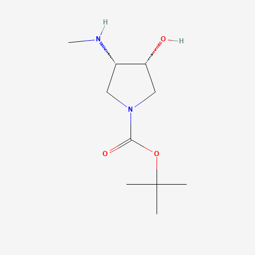 Rel-tert-butyl (3R,4S)-3-hydroxy-4-(methylamino)pyrrolidine-1-carboxylate