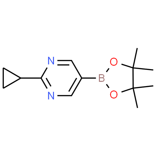 2-Cyclopropyl-5-(4,4,5,5-tetramethyl-1,3,2-dioxaborolan-2-yl)pyrimidine