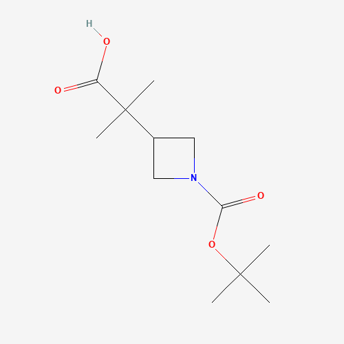 2-{1-[(tert-butoxy)carbonyl]azetidin-3-yl}-2-methylpropanoic acid