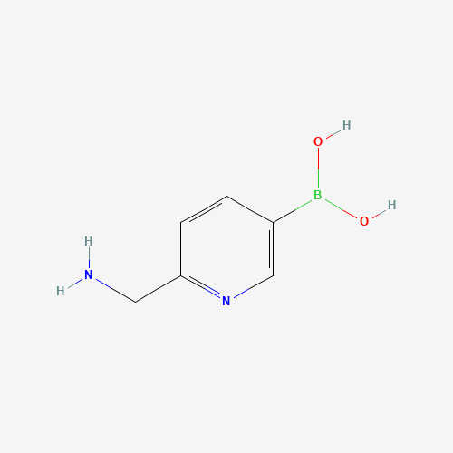 (6-(Aminomethyl)pyridin-3-yl)boronic acid