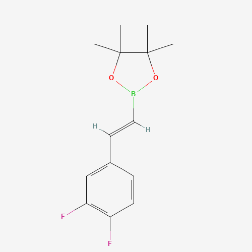 2-[2-(3,4-Difluorophenyl)ethenyl]-4,4,5,5-tetramethyl-1,3,2-dioxaborolane