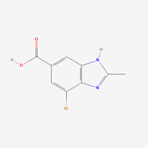 7-Bromo-2-methyl-1H-benzo[d]imidazole-5-carboxylic acid