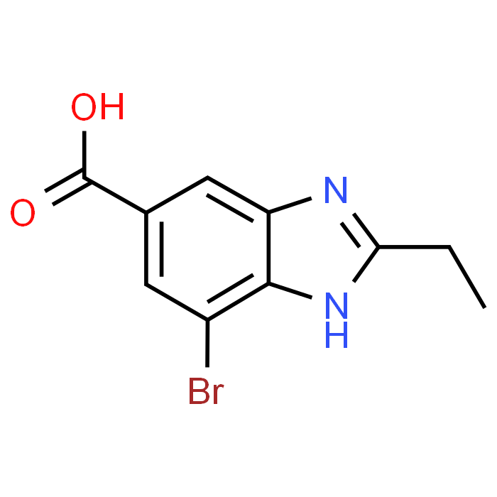7-Bromo-2-ethyl-1H-benzo[d]imidazole-5-carboxylic acid