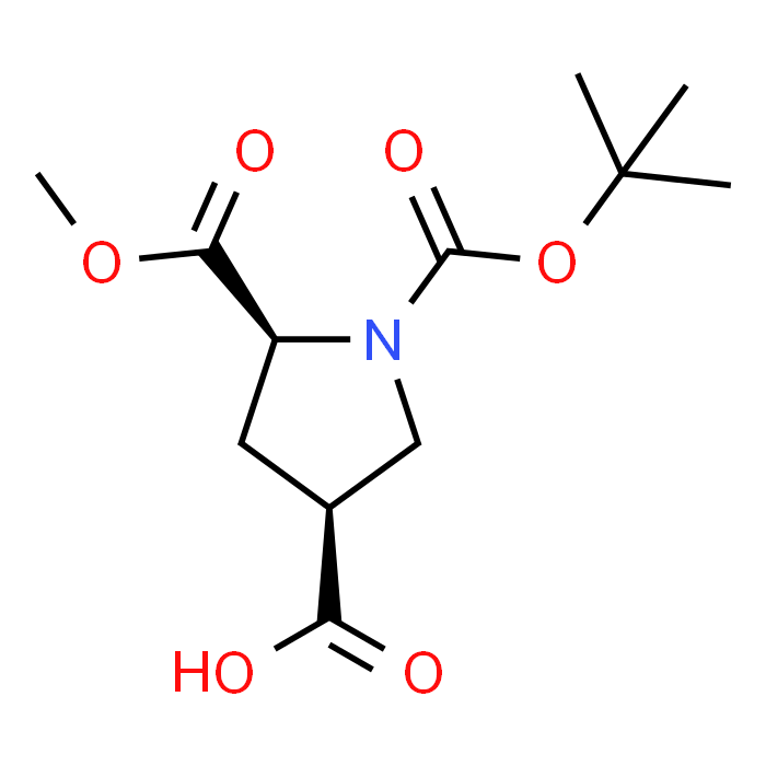 (3S,5S)-1-(tert-Butoxycarbonyl)-5-(methoxycarbonyl)pyrrolidine-3-carboxylic acid