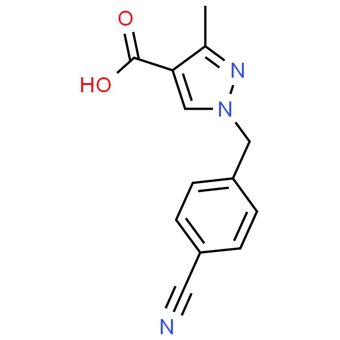 1-(4-Cyanobenzyl)-3-methyl-1H-pyrazole-4-carboxylic acid
