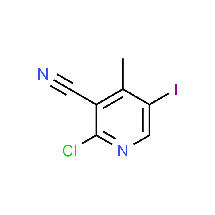 2-Chloro-5-iodo-4-methylnicotinonitrile