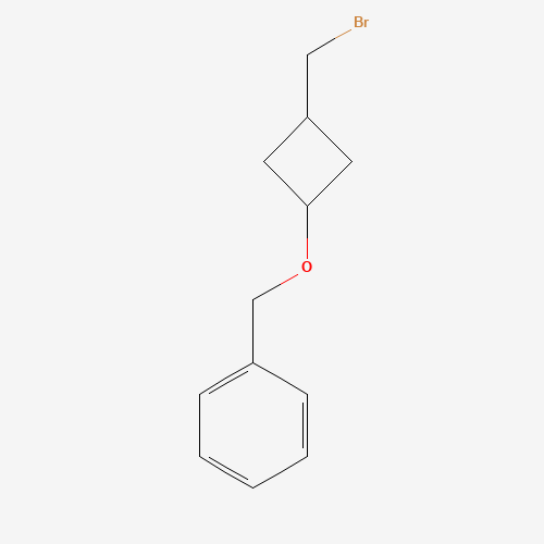 ((3-(Bromomethyl)cyclobutoxy)methyl)benzene