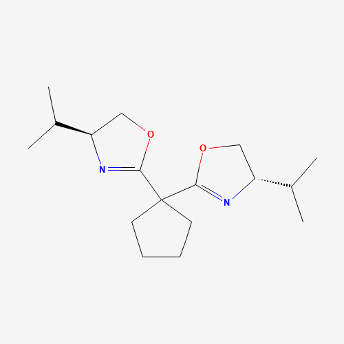 (4S,4'S)-2,2'-(Cyclopentane-1,1-diyl)bis(4-isopropyl-4,5-dihydrooxazole)
