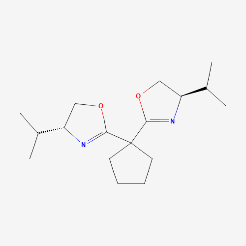 (4R,4'R)-2,2'-(Cyclopentane-1,1-diyl)bis(4-isopropyl-4,5-dihydrooxazole)