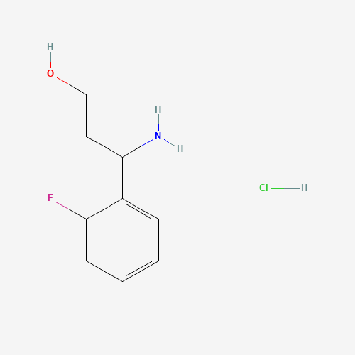 3-Amino-3-(2-fluorophenyl)propan-1-ol hydrochloride