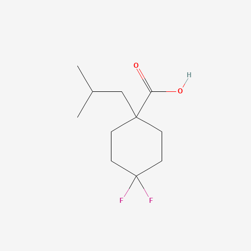 4,4-Difluoro-1-isobutylcyclohexanecarboxylic acid