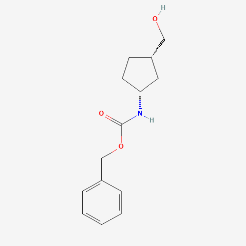Benzyl N-[(1R,3S)-3-(hydroxymethyl)cyclopentyl]carbamate