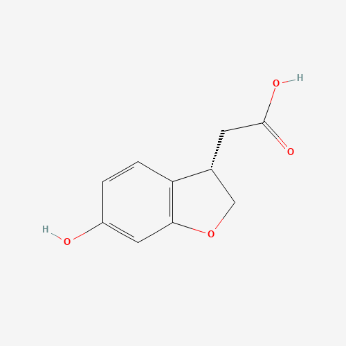 (S)-2-(6-Hydroxy-2,3-dihydrobenzofuran-3-yl)acetic acid