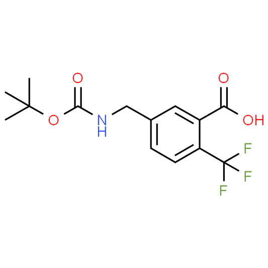 5-(((tert-Butoxycarbonyl)amino)methyl)-2-(trifluoromethyl)benzoic acid