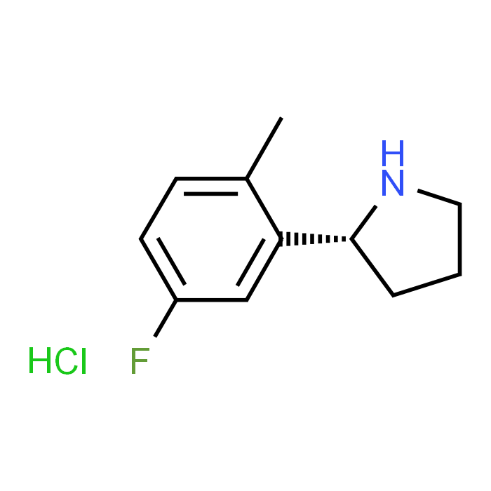 (R)-2-(5-Fluoro-2-methylphenyl)pyrrolidine hydrochloride