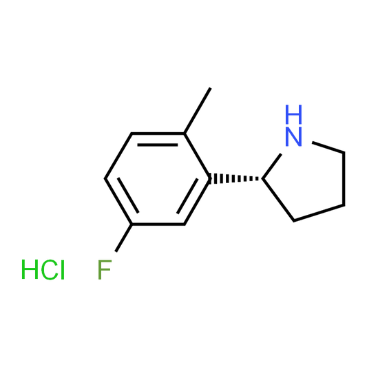 (R)-2-(5-Fluoro-2-methylphenyl)pyrrolidine hydrochloride