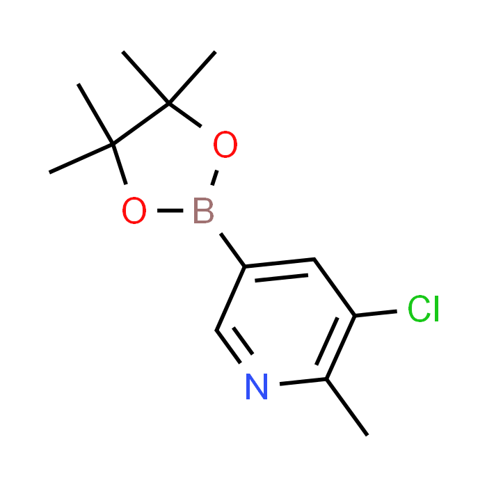 3-Chloro-2-methyl-5-(4,4,5,5-tetramethyl-1,3,2-dioxaborolan-2-yl)pyridine