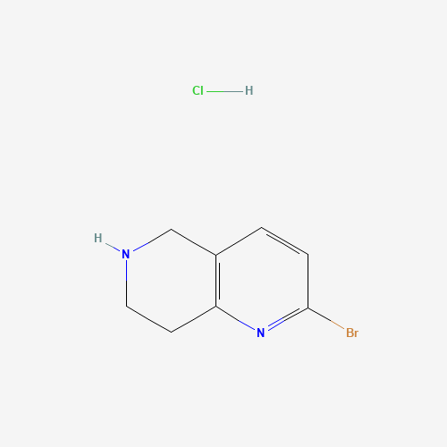 2-Bromo-5,6,7,8-tetrahydro-1,6-naphthyridine hydrochloride