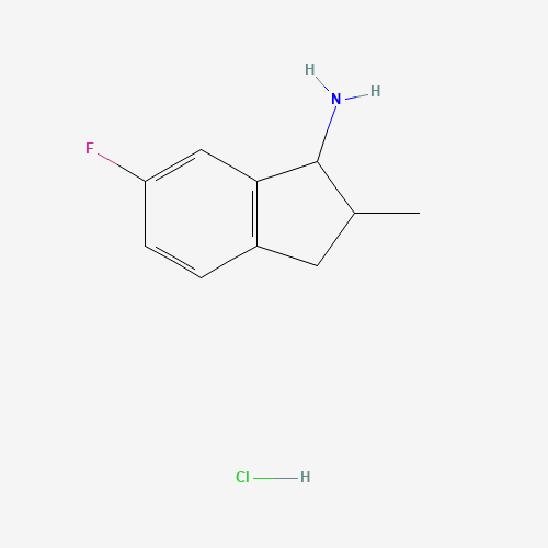 6-Fluoro-2-methyl-2,3-dihydro-1H-inden-1-amine hydrochloride