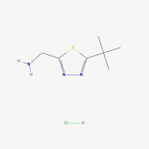 (5-tert-Butyl-1,3,4-thiadiazol-2-yl)methanamine hydrochloride