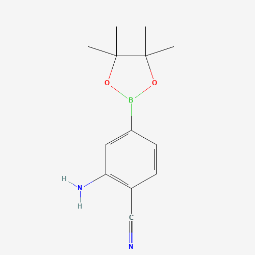 2-Amino-4-(4,4,5,5-tetramethyl-1,3,2-dioxaborolan-2-yl)benzonitrile