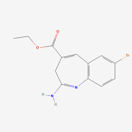 Ethyl 2-amino-7-bromo-3H-benzo[b]azepine-4-carboxylate